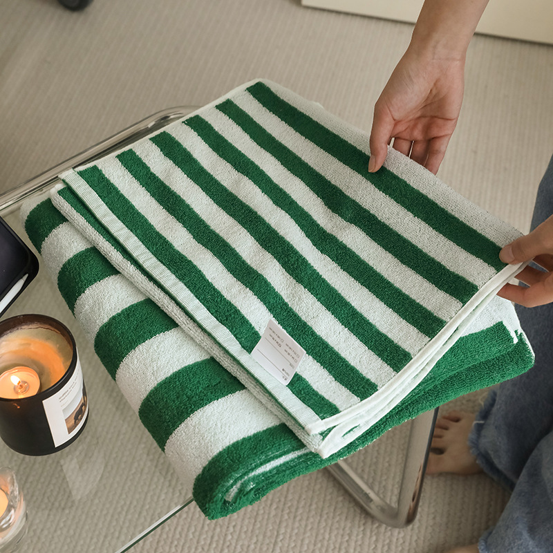 Cloth Face Mask Washable - Streifen reine Handtücher saugfähige Handtücher für