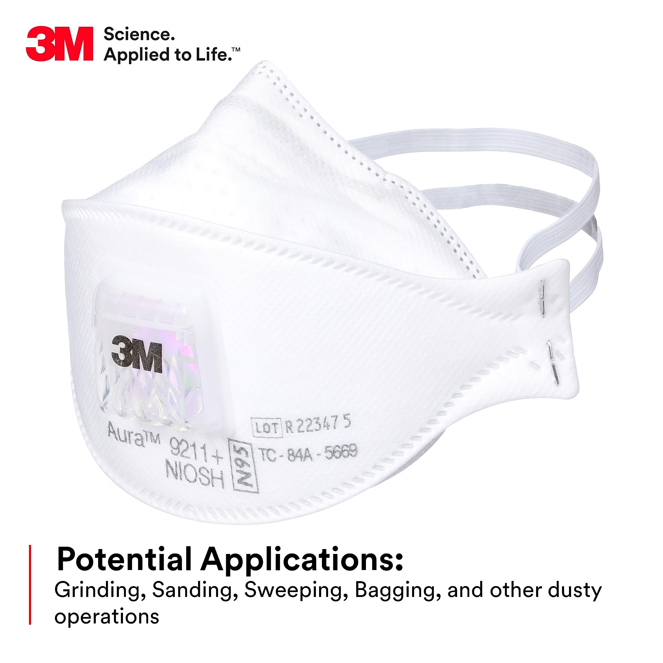 Kn95 Respirator Mask - 3M Aura 9211+ Partikel-Atemschutzmaske N95 Einwegmaske