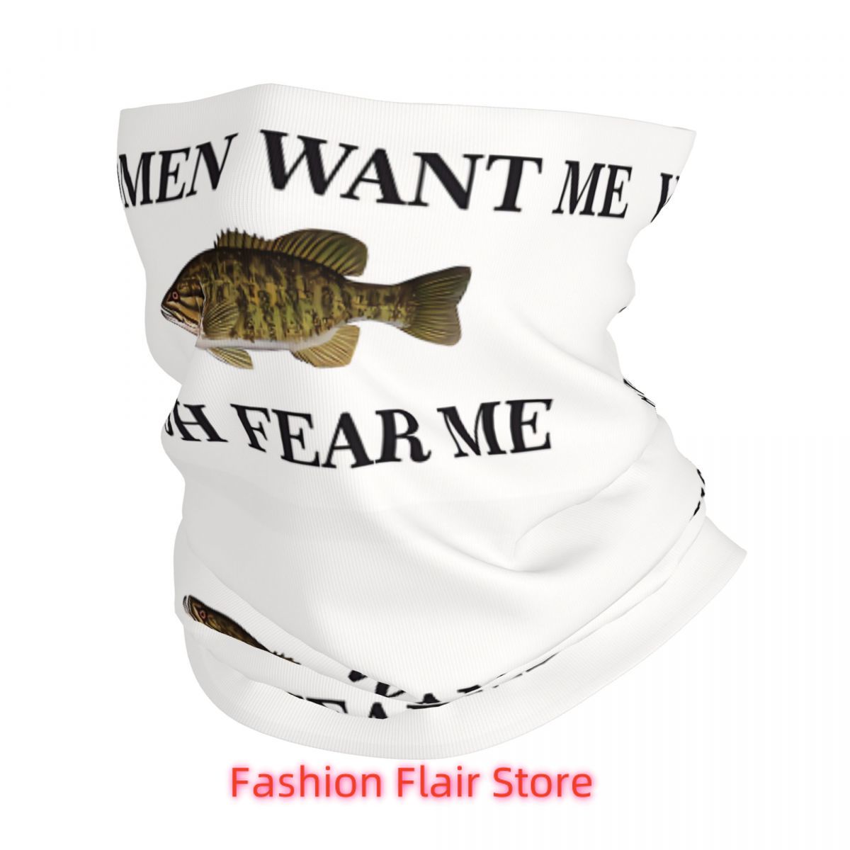 Neck Gaiter Face Cover - Fisch Hals Gamasche Gesicht Schal Abdeckung
