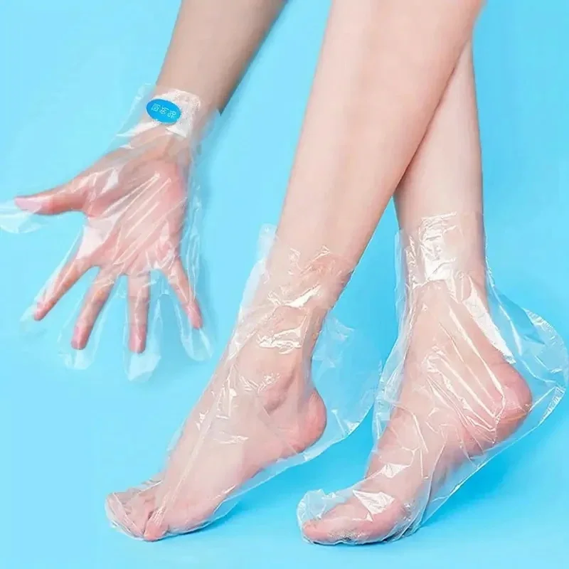 Disposable Mask Blue - Dicke Einweg-Hand- und Fußmaske, multifunktionale Hygieneschutzabdeckung
