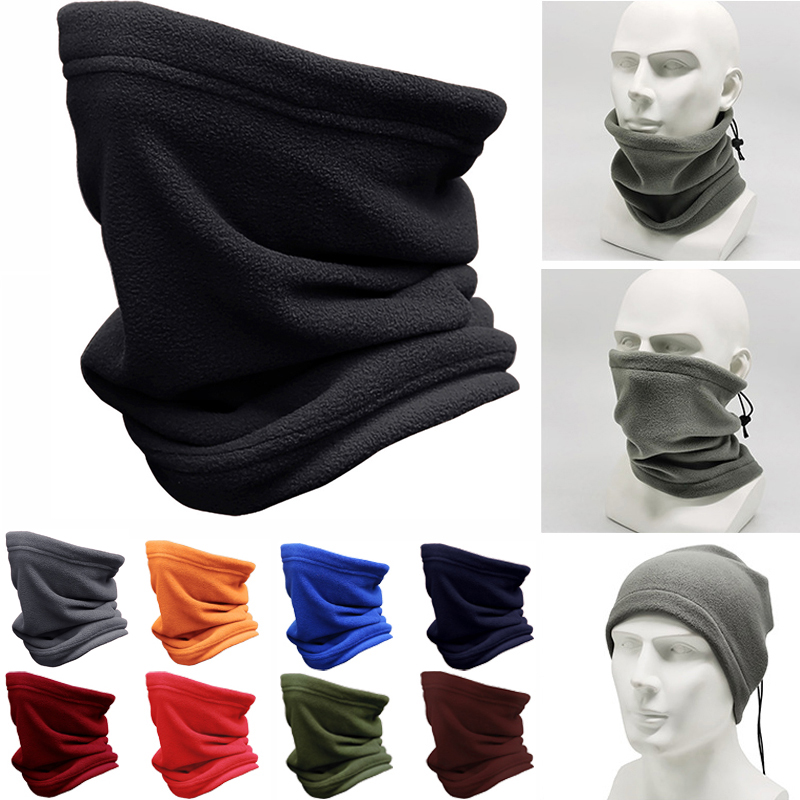 Respirator Half Face - Winter-Halswärmer für Männer und Frauen, Thermo-Fleece-Halsmanschette,