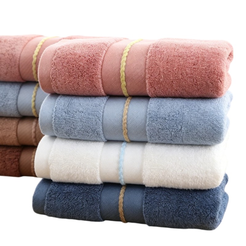 Cloth Face Mask Washable - Bambus-Badehandtücher-Set - Weiche Bestickte 34x74cm/70x140cm Hochwertige