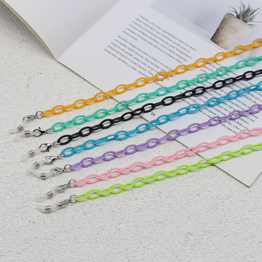 Kinder bunte Acryl Brille Mask – Mask Chain Holder Bewertung und Preis