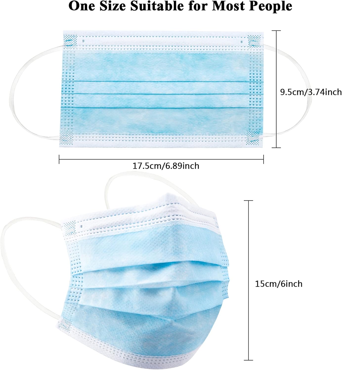 100 Stück blaue Einweg-Schutzm – Disposable Mask Blue Bewertung und Preis