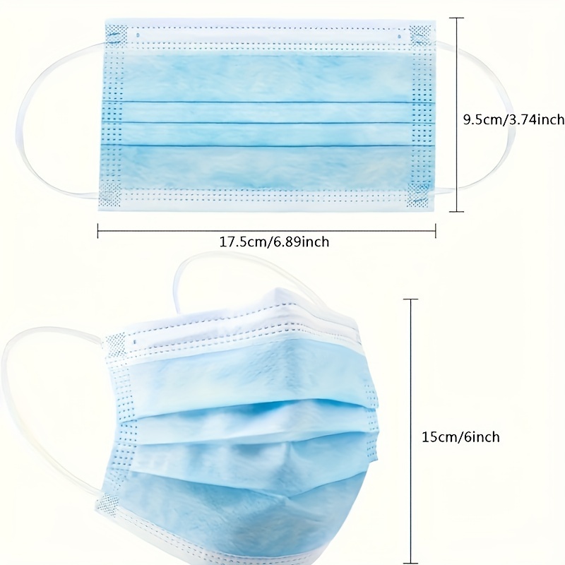 100 Stück dicke blaue Einweg-S – Disposable Mask Blue Bewertung und Preis