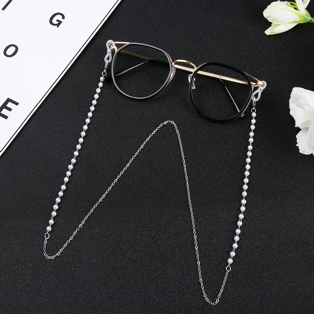 Modische Blumenperlen-Brillenk – Mask Chain Holder Bewertung und Preis