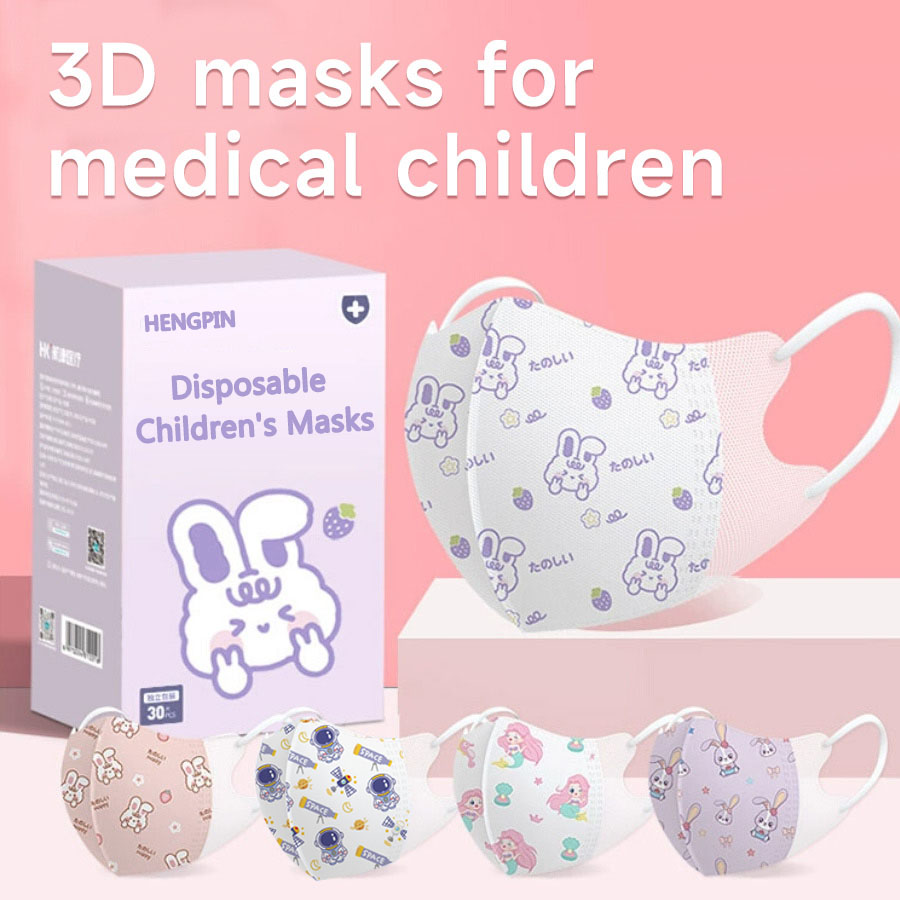 30 Stück 3D-Gesichtsmaske für  – Kids Face Mask Bewertung und Preis
