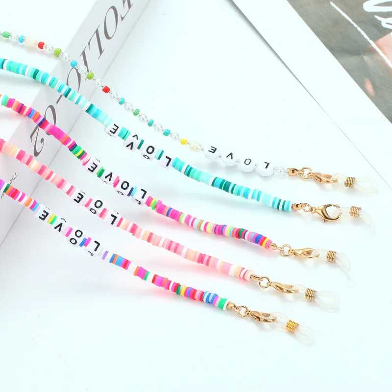 2024 Mode Farbe weiche Keramik – Mask Chain Holder Bewertung und Preis