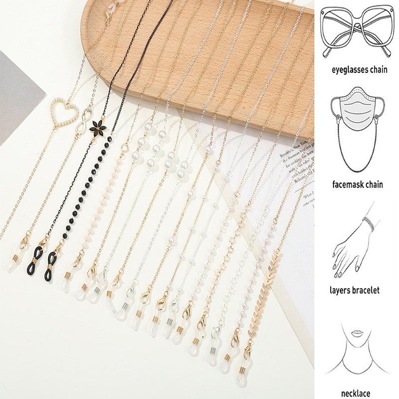 2022 mode Gläser Kette für Fra – Mask Chain Holder Bewertung und Preis