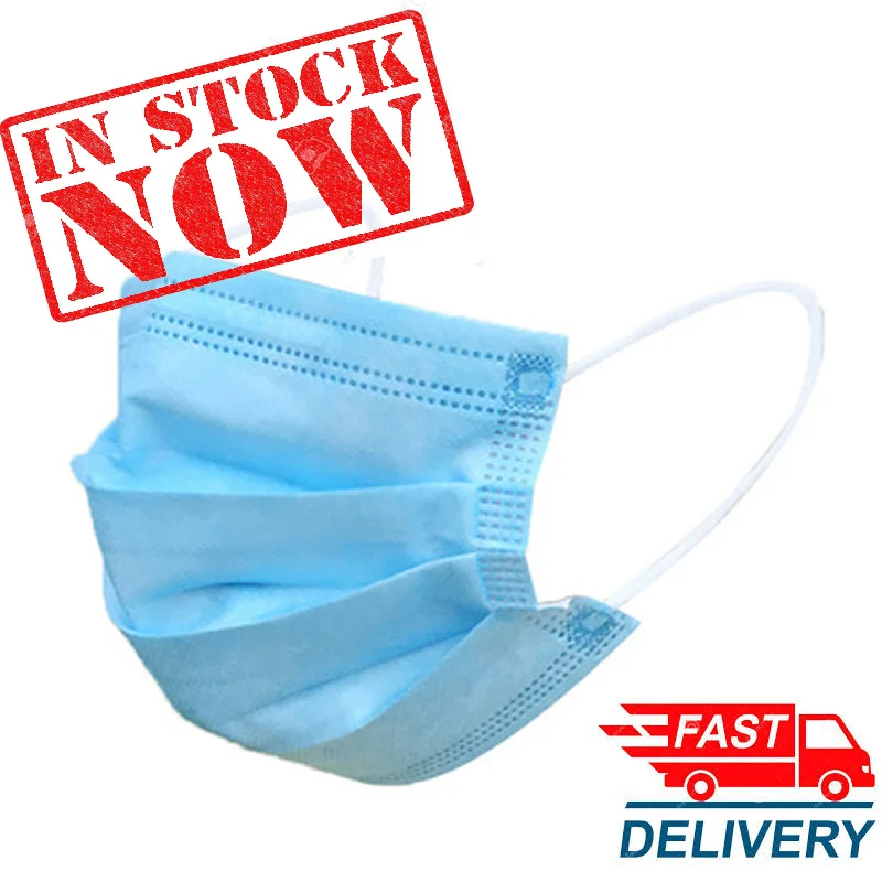 3-lagige Einweg-Gesichtsmaske  – Disposable Mask Blue Bewertung und Preis
