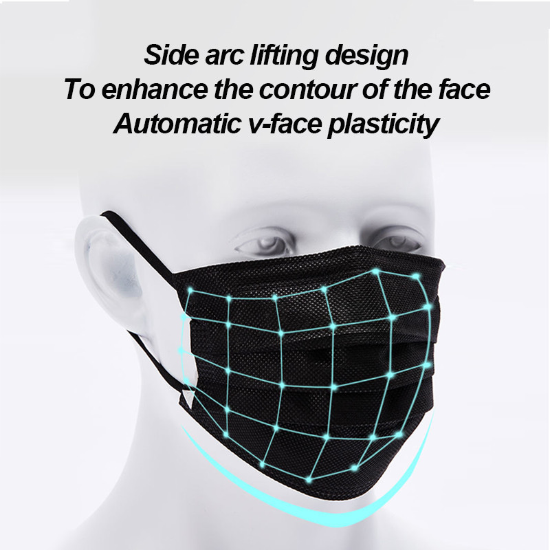 100-400 Stück Schwarze Einweg- – Disposable Surgical Mask Bewertung und Preis